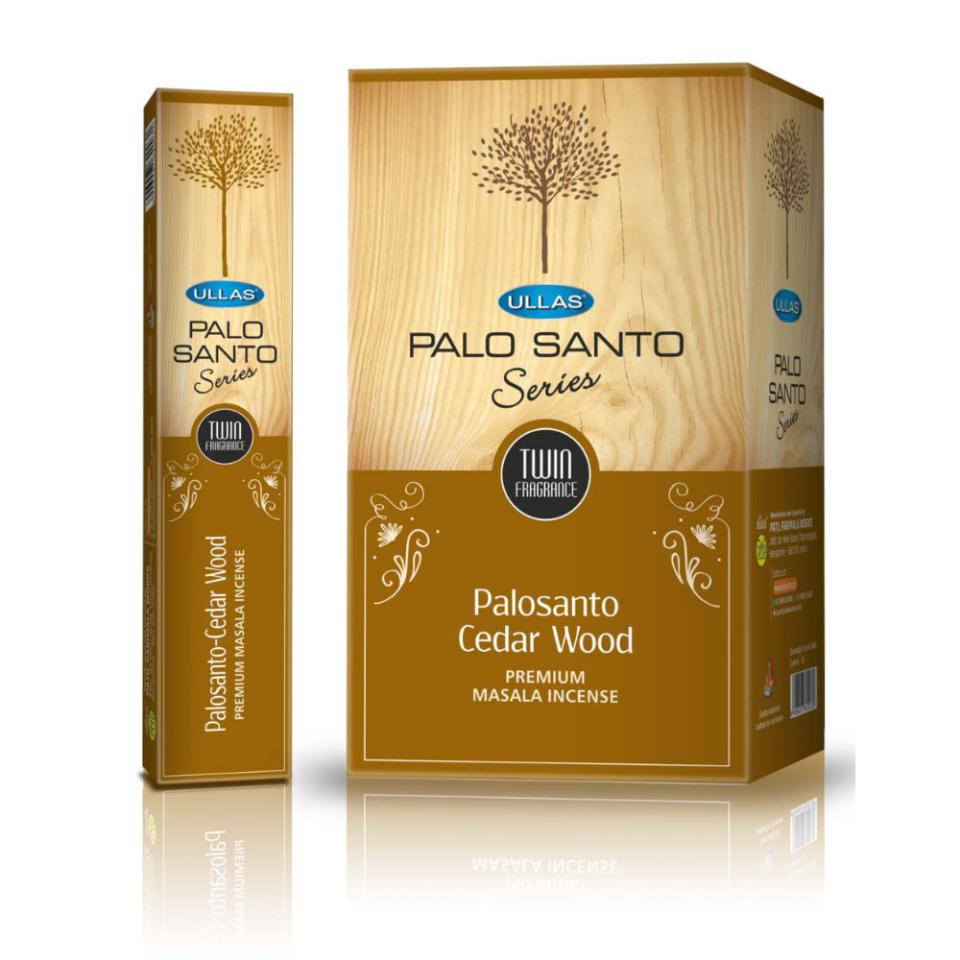 Incienso ULLAS PALO SANTO MADERA CEDRO series twin