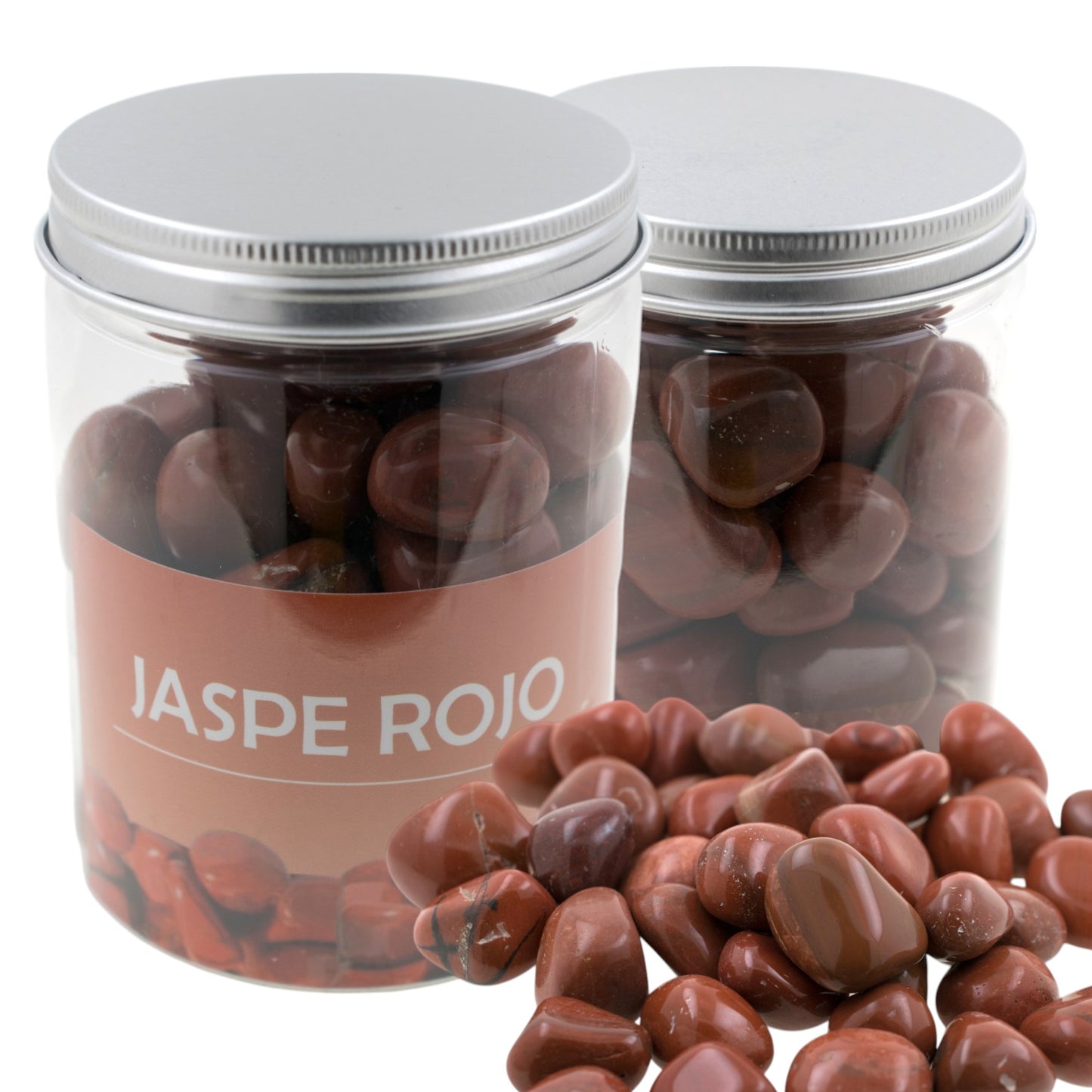Cantos Rodados JASPE ROJO 500grs.