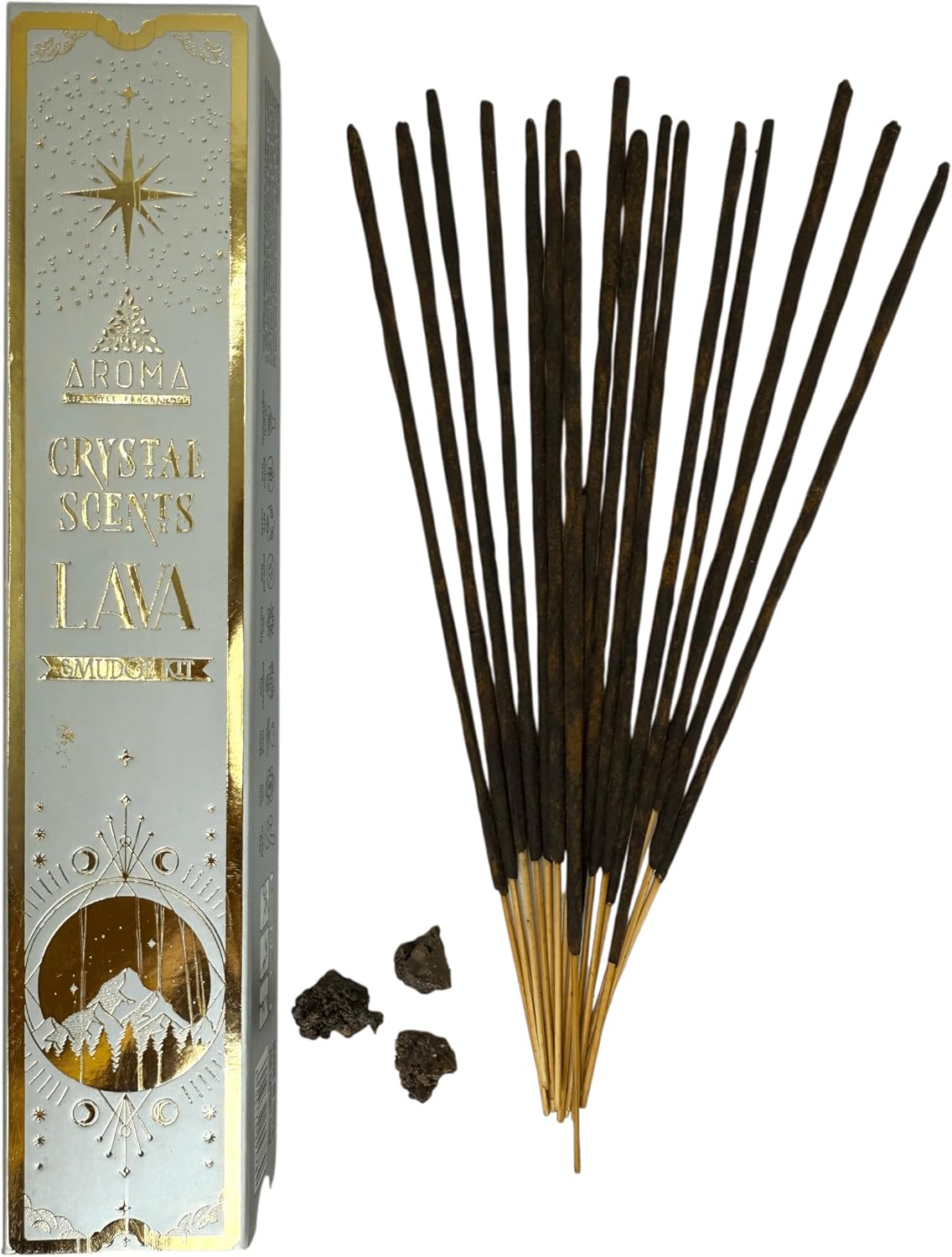 Incienso AROMA minerales LAVA Pack 12 cajas