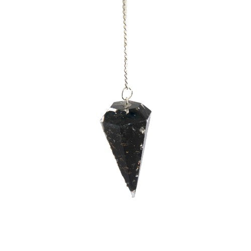 PÉNDULO ORGONITA REF 290 - SHUNGITE