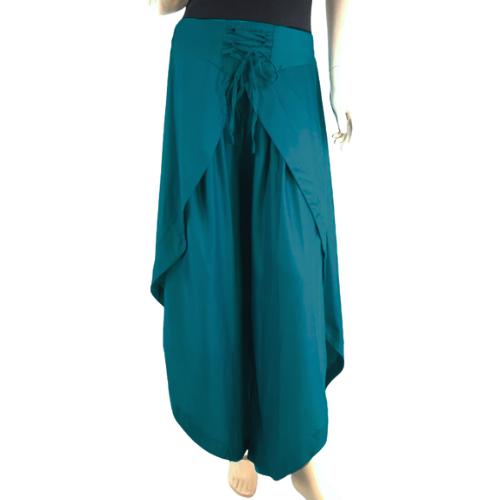 Pantalón algodón Mujer - Turquesa
