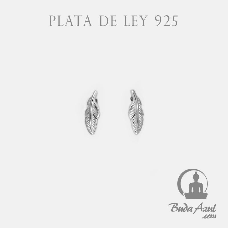 Pendientes Plata de Ley 925 PLUMA REF. 390