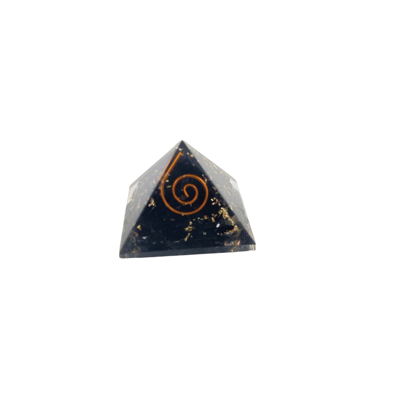 PIRAMIDE ORGONITA MINI 25 MM TURMALINA