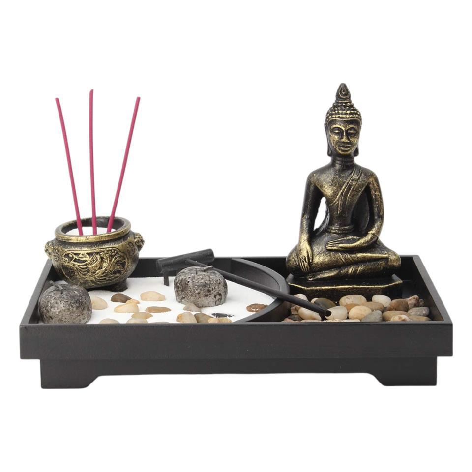 Portaincienso Jardín ZEN Buda rectangular