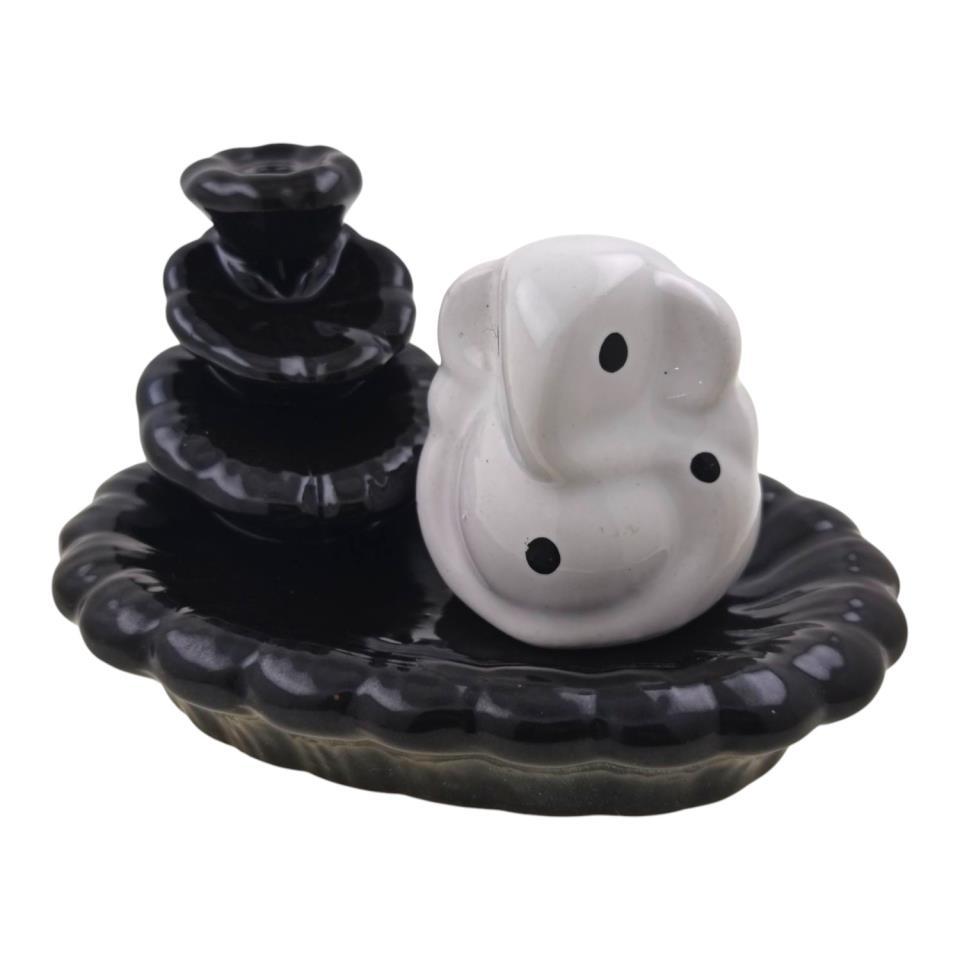 Quemador incienso ceramica Reflujo Elefante Blanco