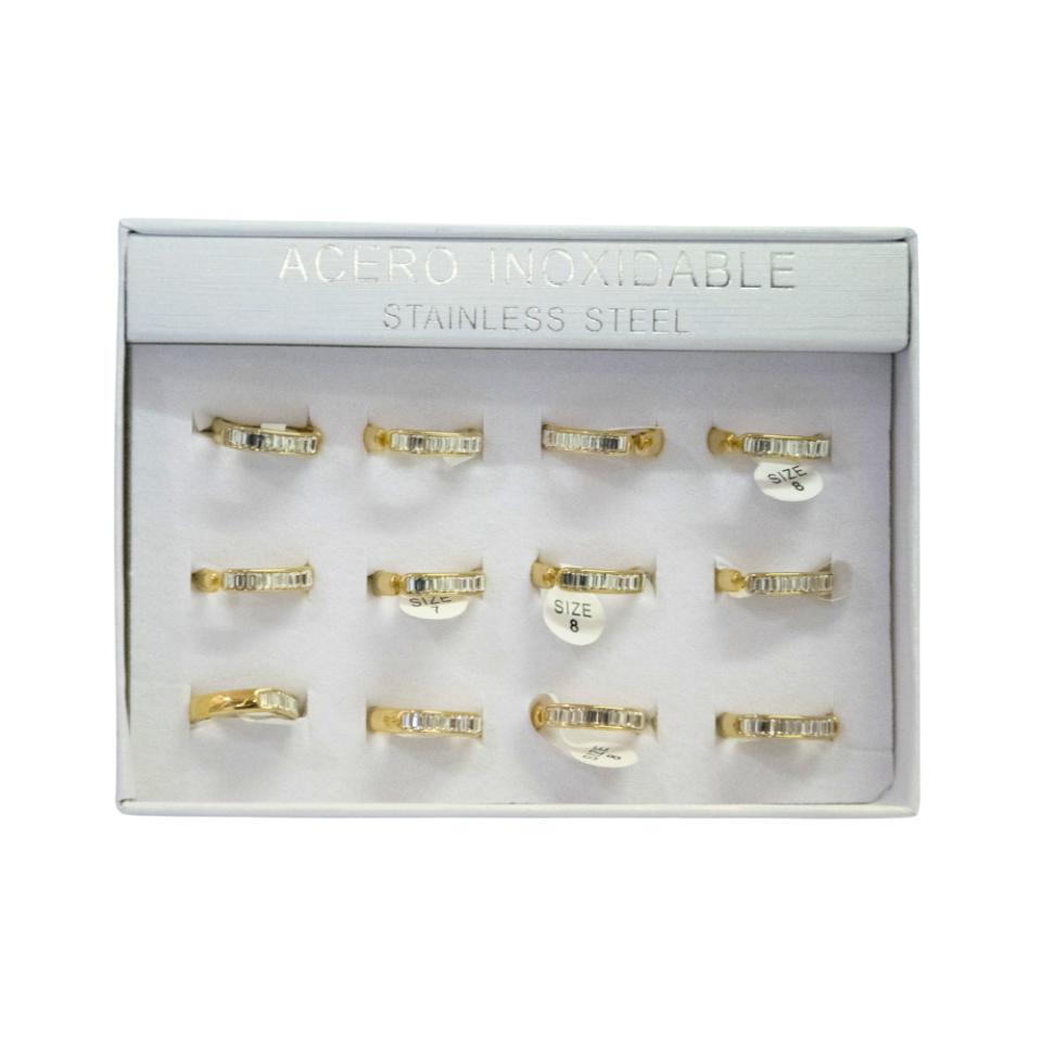 SET 12 ANILLOS DE ACERO – MOD. 36 Ref. 5