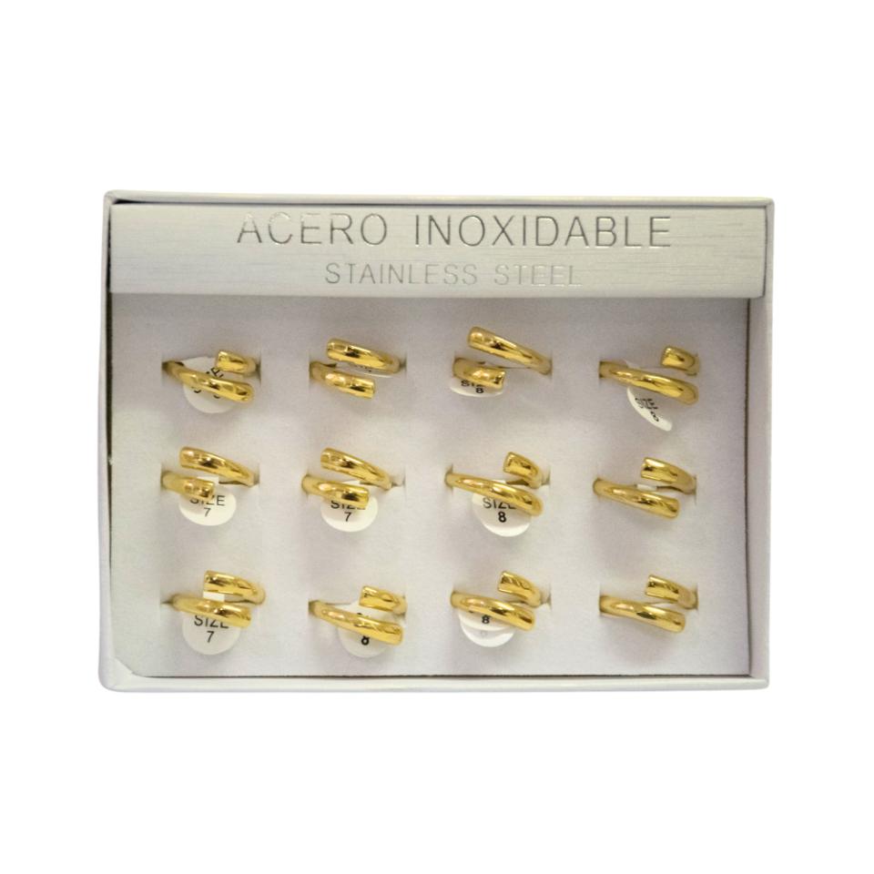 SET 12 ANILLOS DE ACERO – MOD. 40 Ref. 5