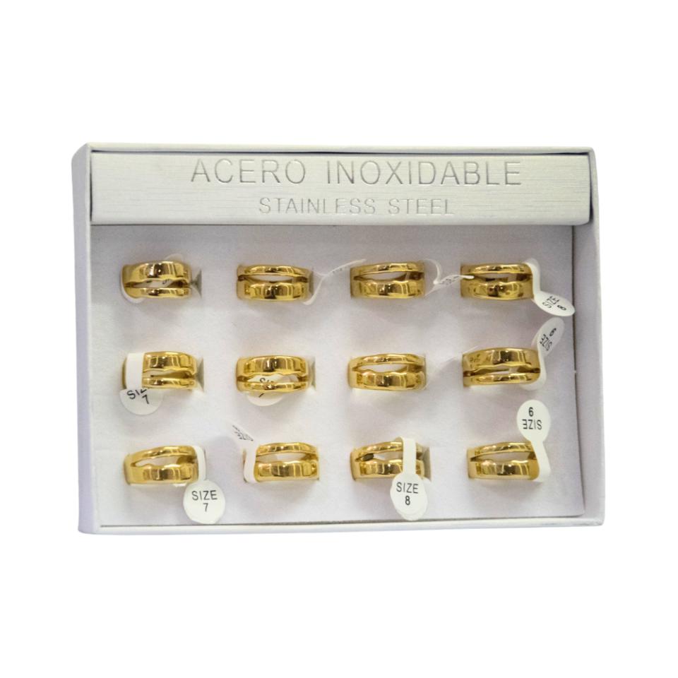 SET 12 ANILLOS DE ACERO – MOD. 42 Ref. 5