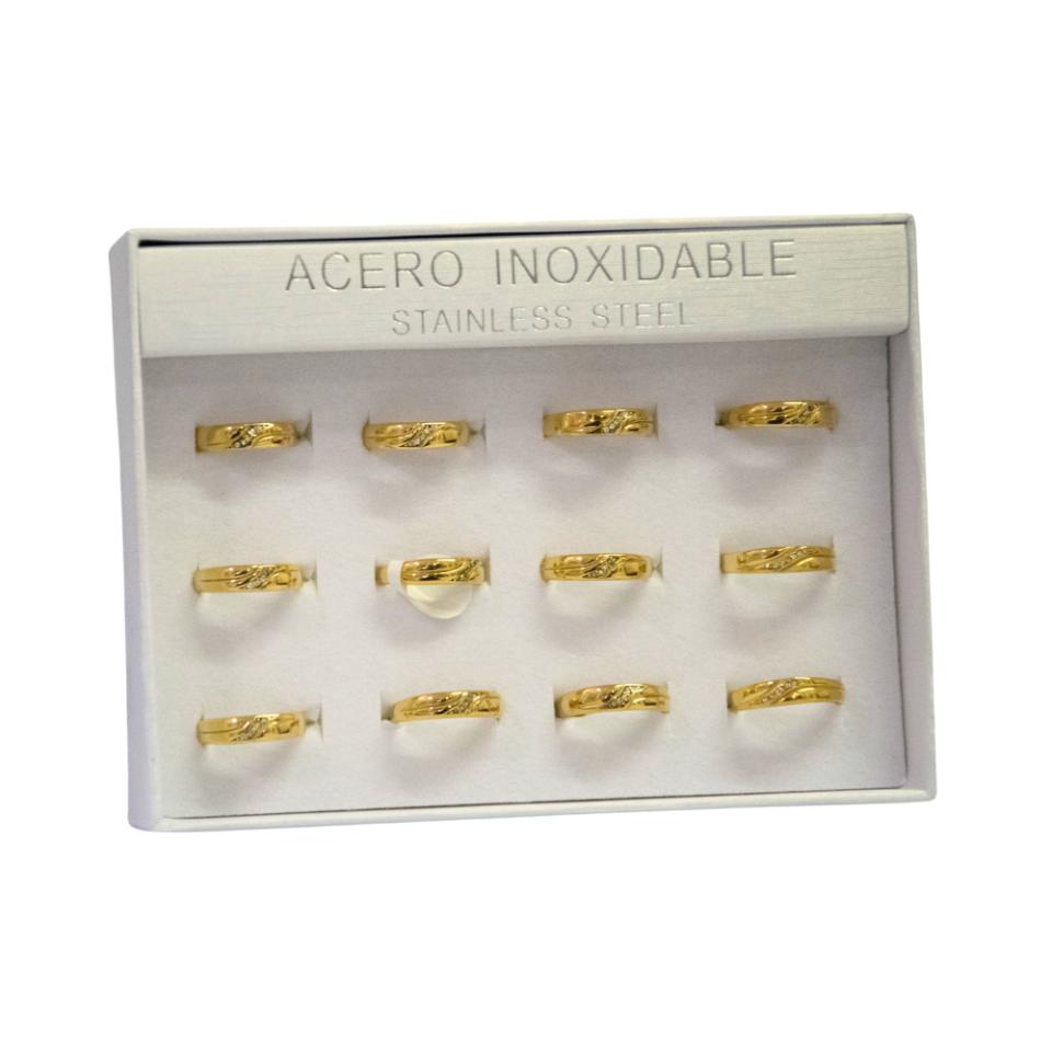 SET 12 ANILLOS DE ACERO – MOD. 52 Ref. 5
