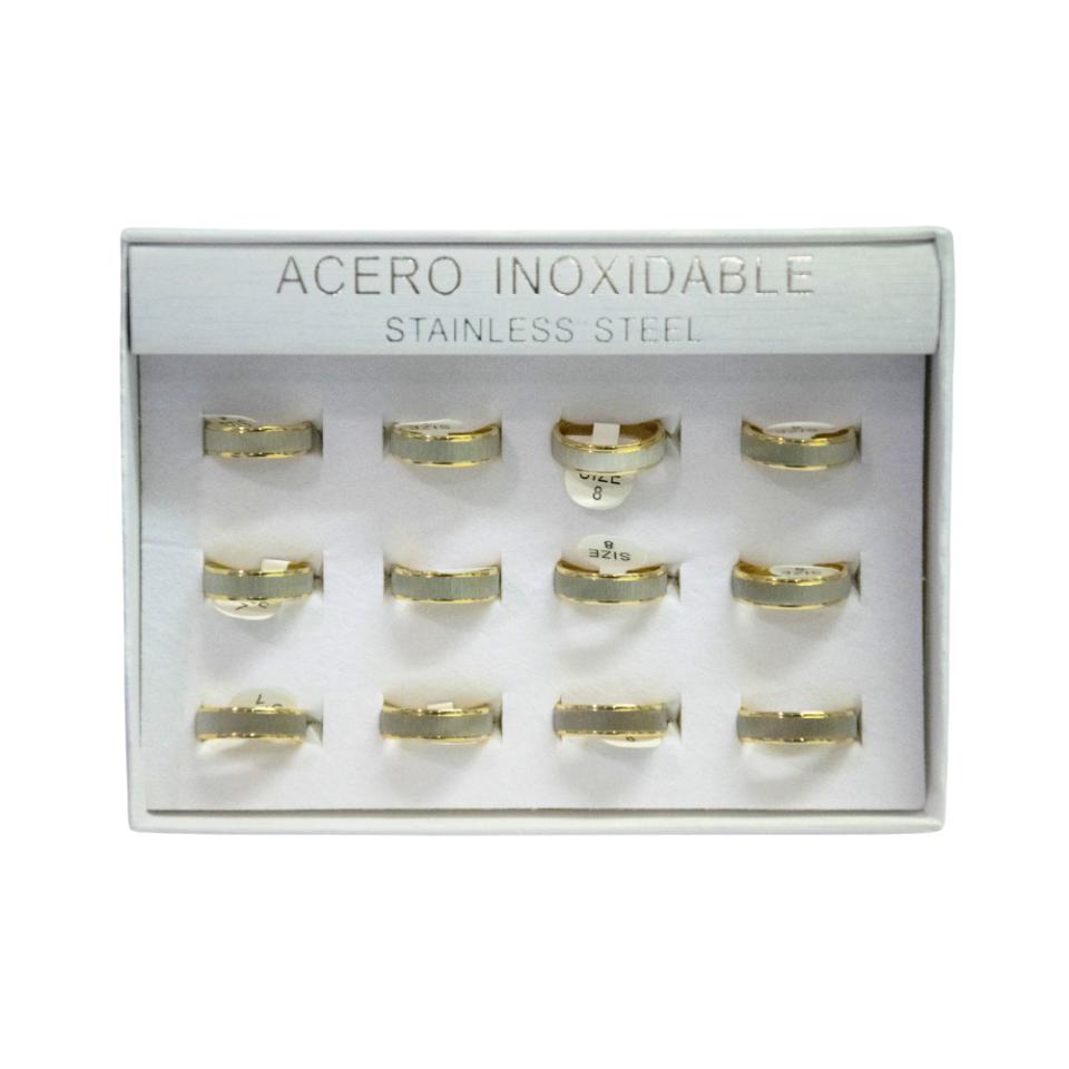 SET 12 ANILLOS DE ACERO – MOD. 58 Ref. 3