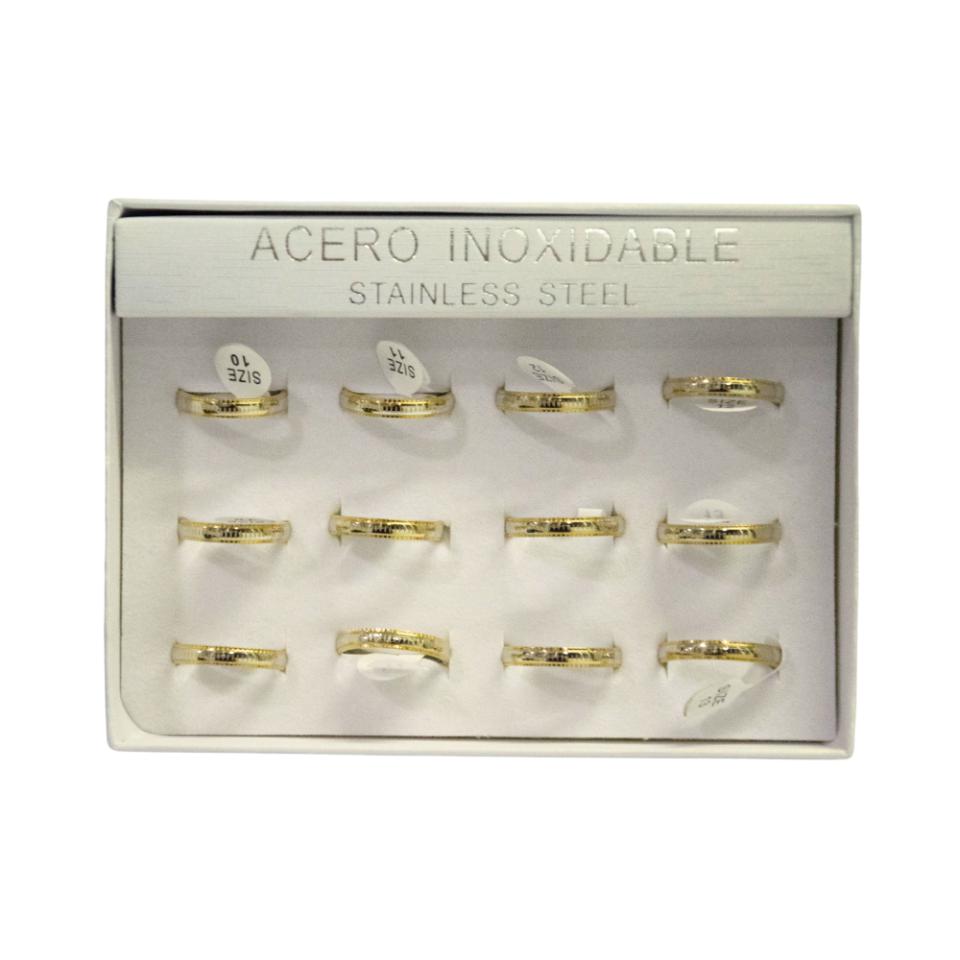 SET 12 ANILLOS DE ACERO – MOD. 62 Ref. 3