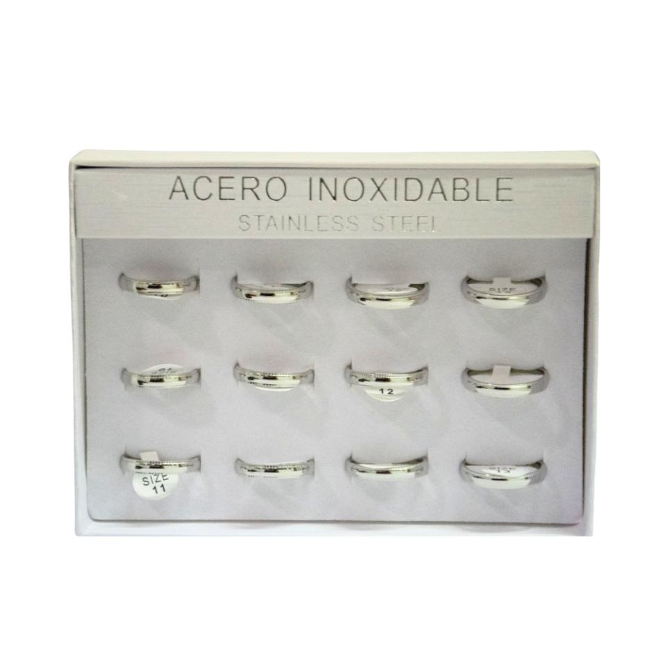 SET 12 ANILLOS DE ACERO – MOD. 63 Ref. 3