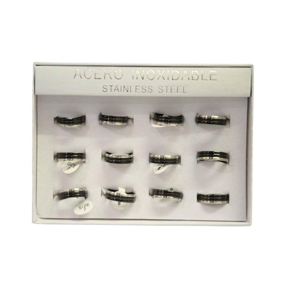 SET 12 ANILLOS DE ACERO – MOD. 71 Ref. 3