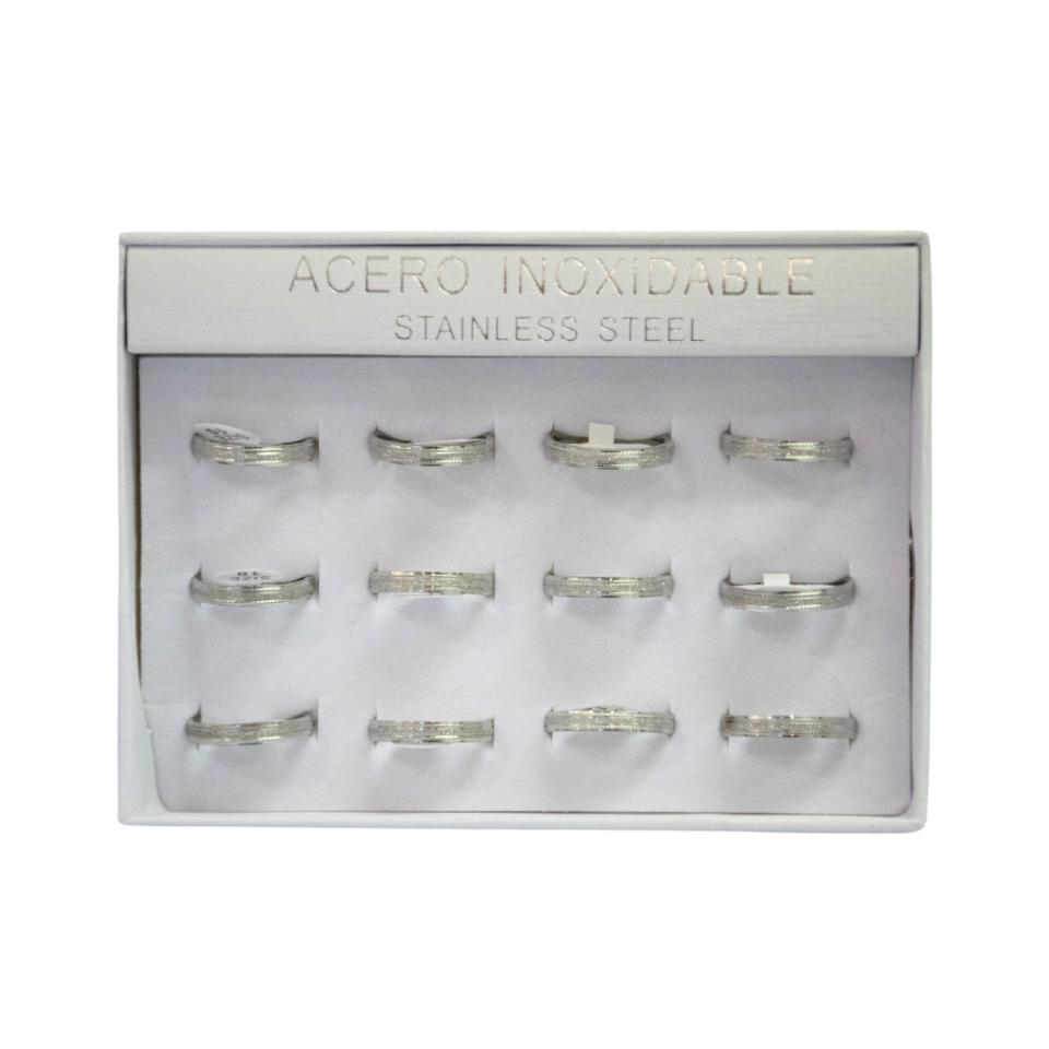 SET 12 ANILLOS DE ACERO – MOD. 81 Ref. 2