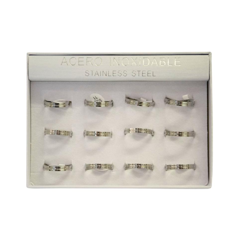 SET 12 ANILLOS DE ACERO – MOD. 82 Ref. 2