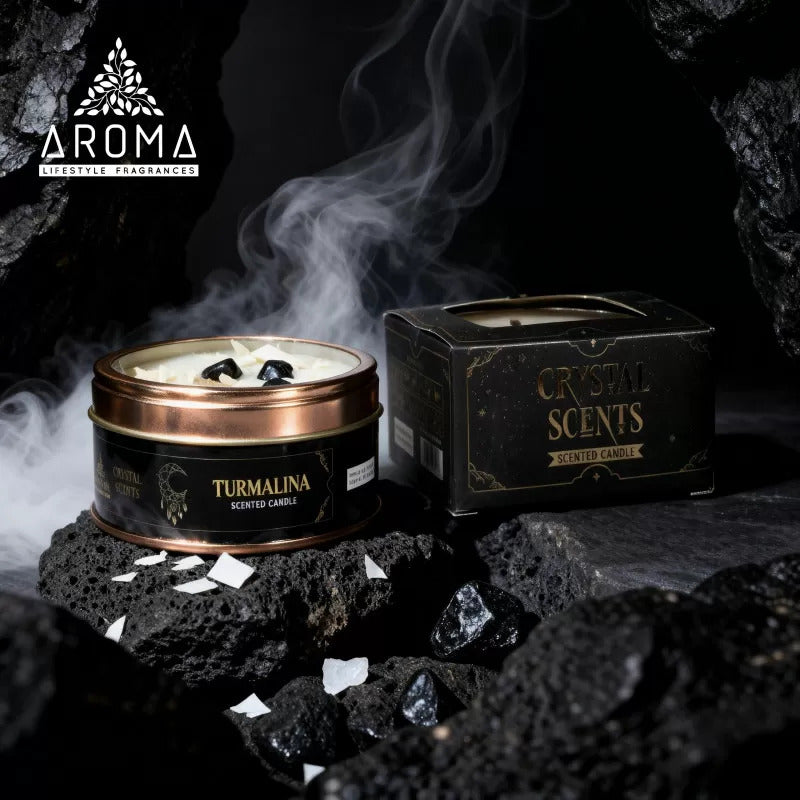 Vela Aromática Turmalina Crystal Scents