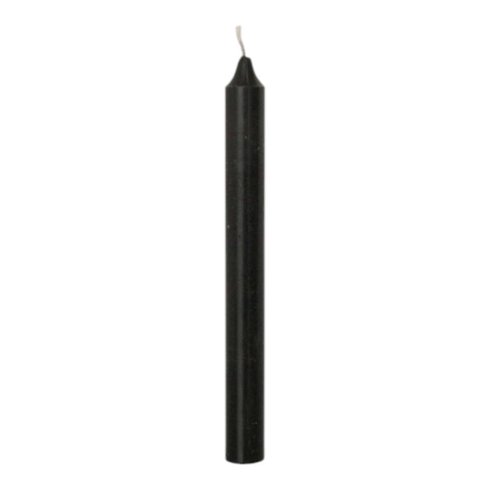 Vela Bujía 20 cm colores - Negra