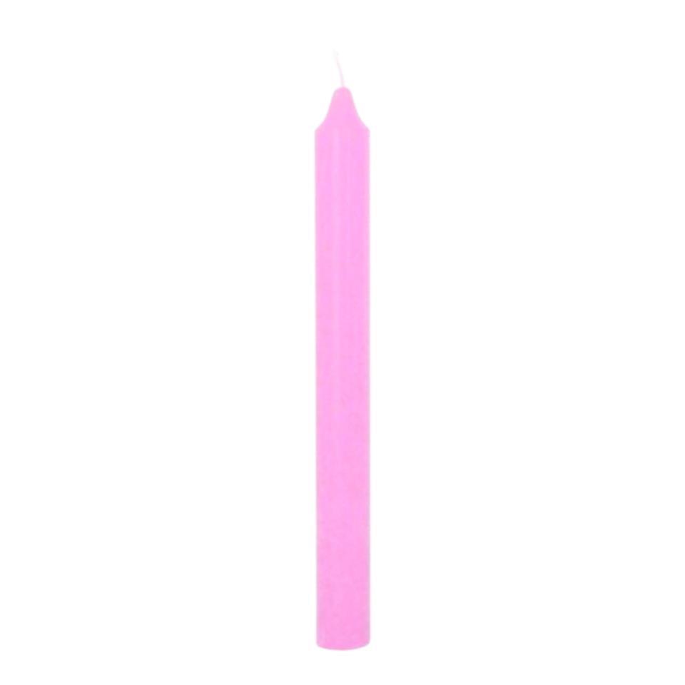 Vela Bujía 20 cm colores - Rosa