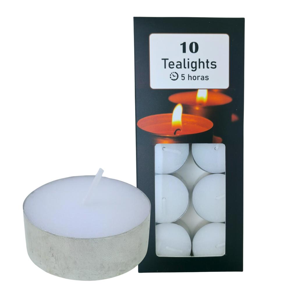 Velas de té - Pack 10 uds