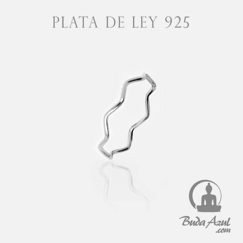 Anillo Plata de Ley 925 ONDAS REF. 290