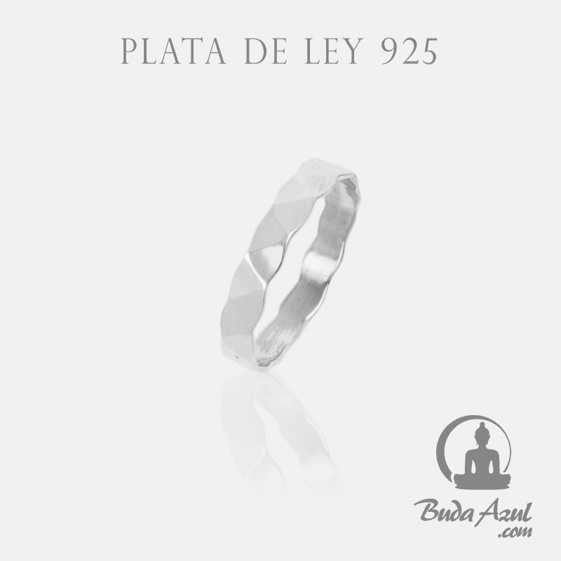 Anillo Plata de Ley 925 LAZO PLEGADO REF. 390