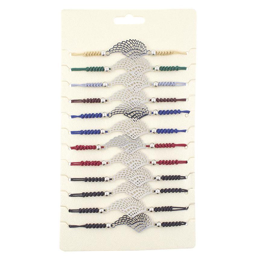 SET 12 PULSERAS DE HILO ALAS