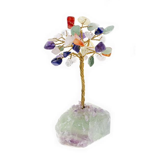 Árboles con minerales