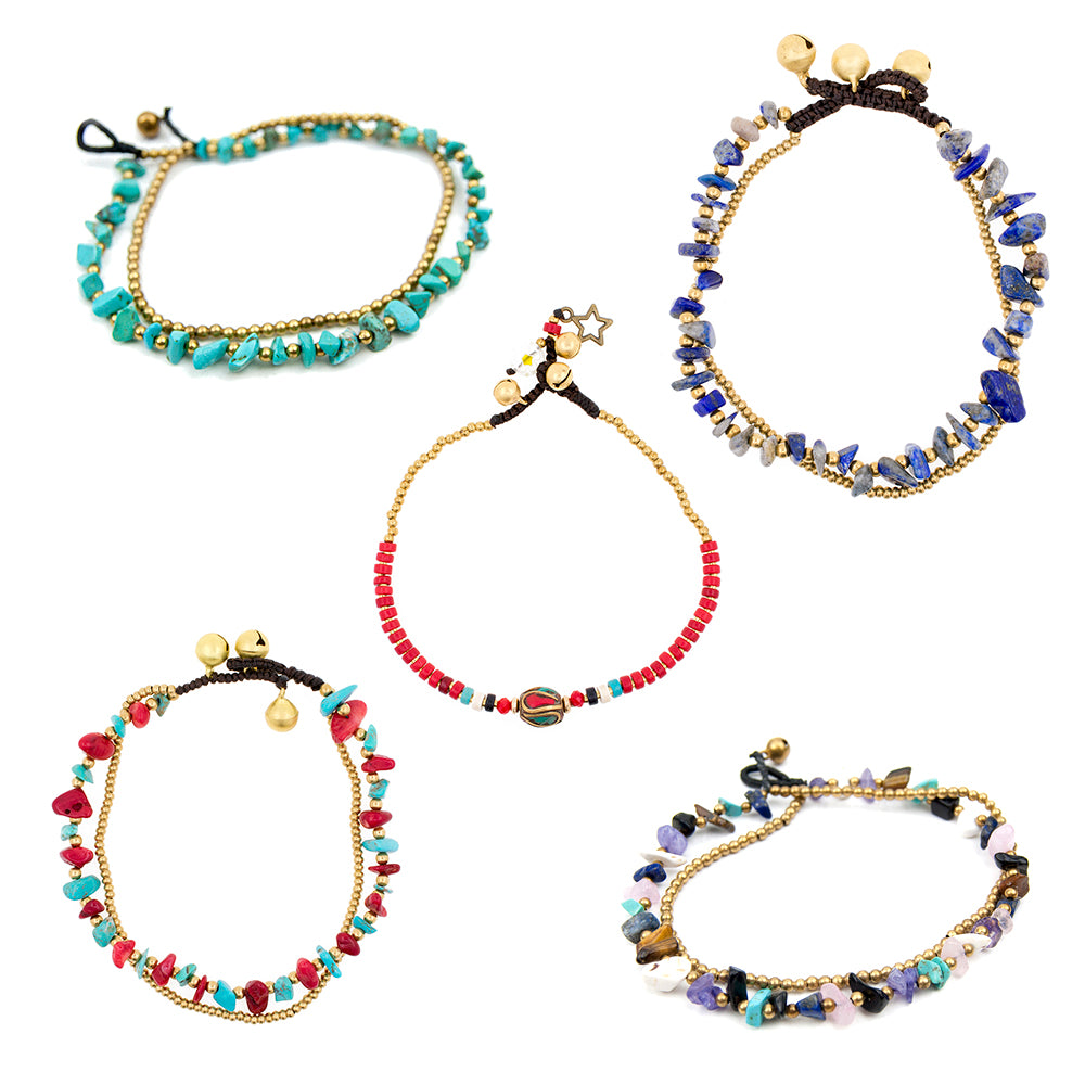 Tobilleras de Bisuteria