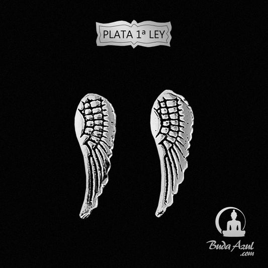 Pendientes Plata de Ley 925 alas angel 2.00