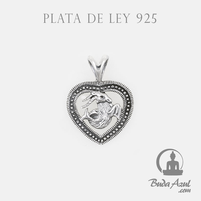 Colgante Plata de Ley 925 HOROSCOPO CAPRICORNIO REF. 490