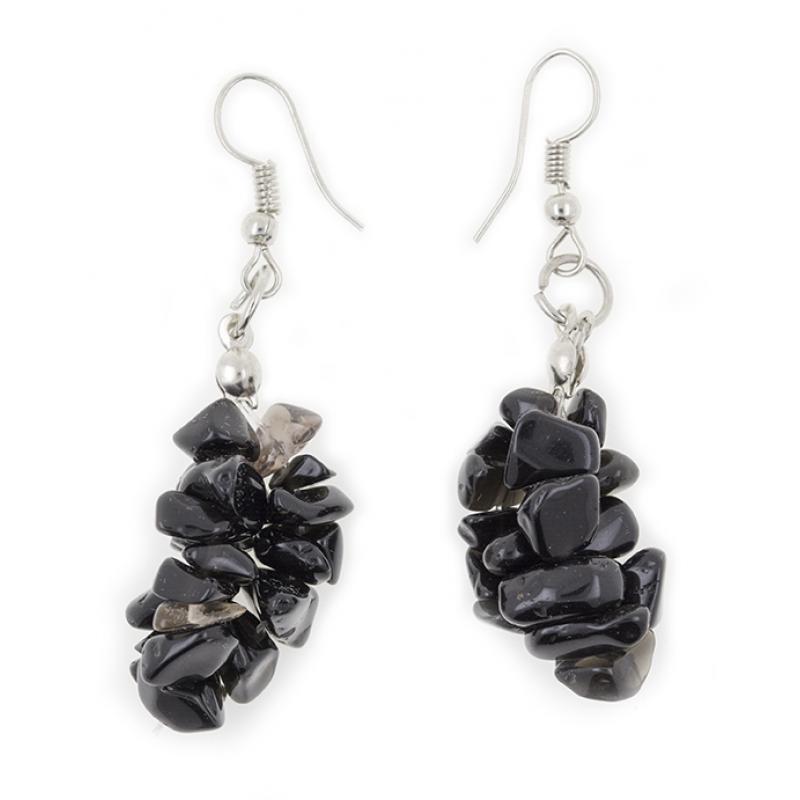 Pendientes chip onix