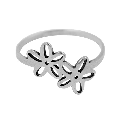 ANILLOS DE ACERO - DOS FLORES