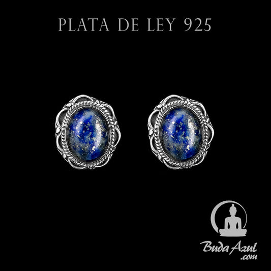 Pendientes Plata Ley 925 Lapislazuli MOD.3 REF600