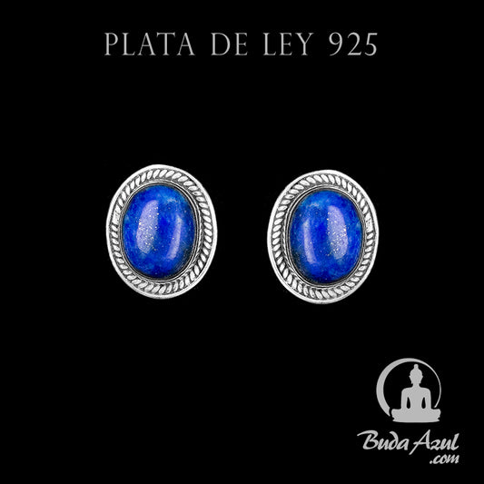 Pendientes Plata Ley 925 Lapislazuli MOD.1 REF600