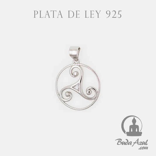 Colgante Plata de Ley 925 CELTA CIRCONITA REF. 490