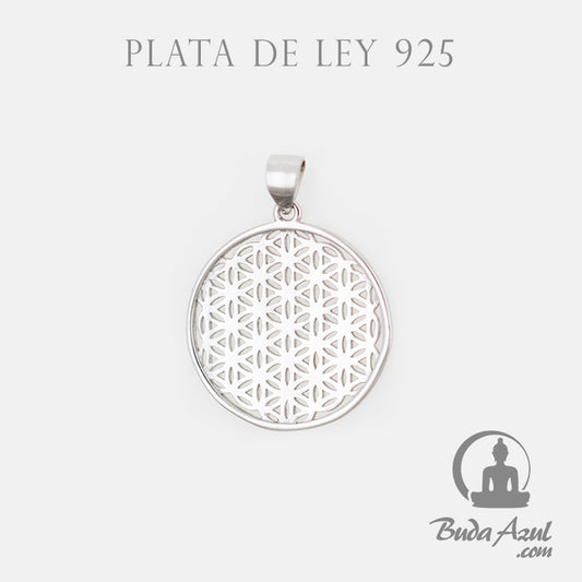 Colgante Plata de Ley 925 FLOR DE LA VIDA REF. 490