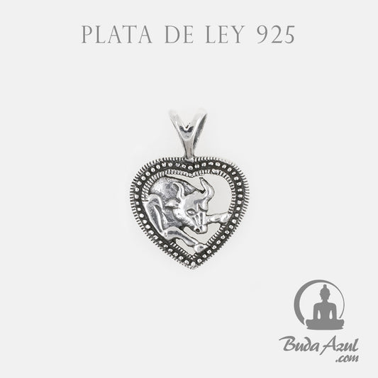 Colgante Plata de Ley 925 HOROSCOPO TAURO REF. 490