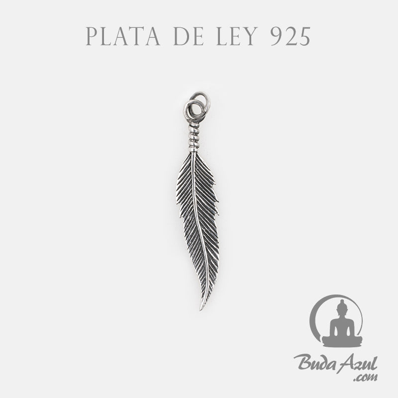 Colgante Plata de Ley 925 PLUMA REF. 290