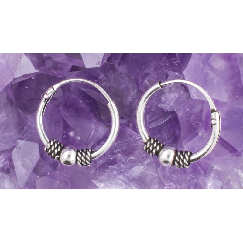 Argollas Plata de Ley 925 12 mm CELTA REF. 150