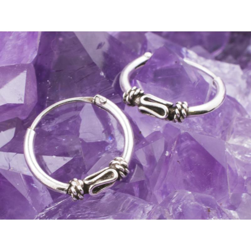 Argollas Plata de Ley 925 12 mm CELTA MOD2 REF 190