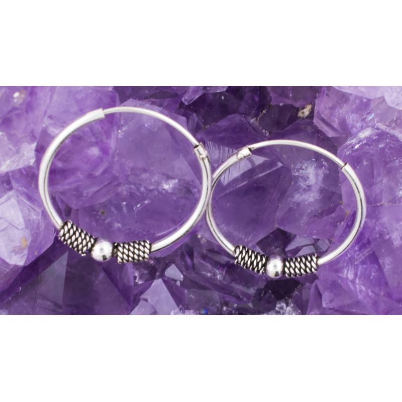 Argollas Plata de Ley 925 20 mm CELTA MOD2  290