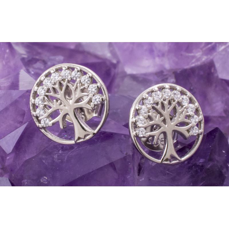 Pendientes Plata ARBOL VIDA CIRCONITAS REF 490