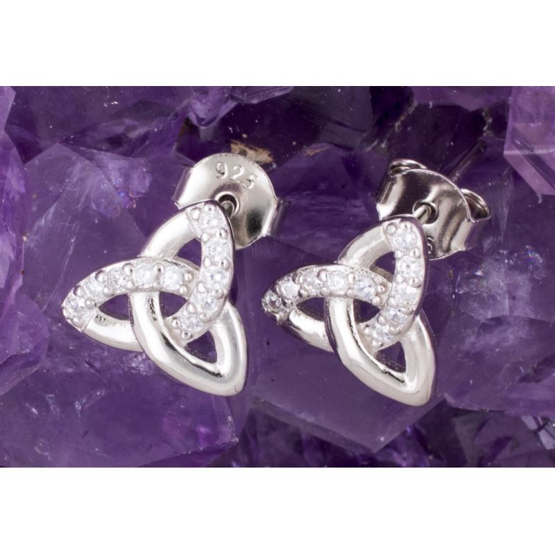 Pendientes Plata CELTA CIRCONITAS 590