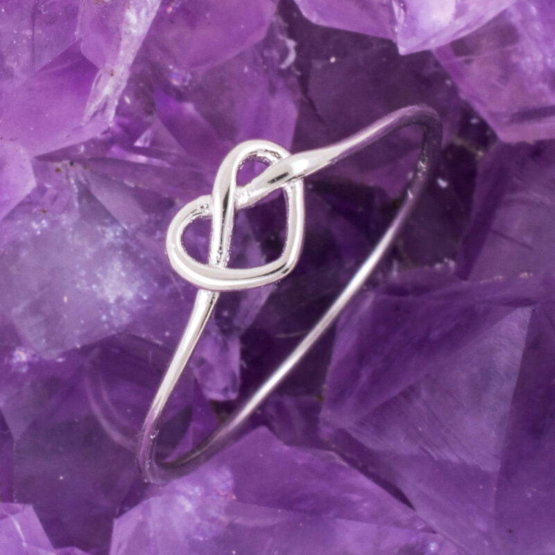 Anillo Plata de Ley 925 CORAZON ENLAZADO REF. 290