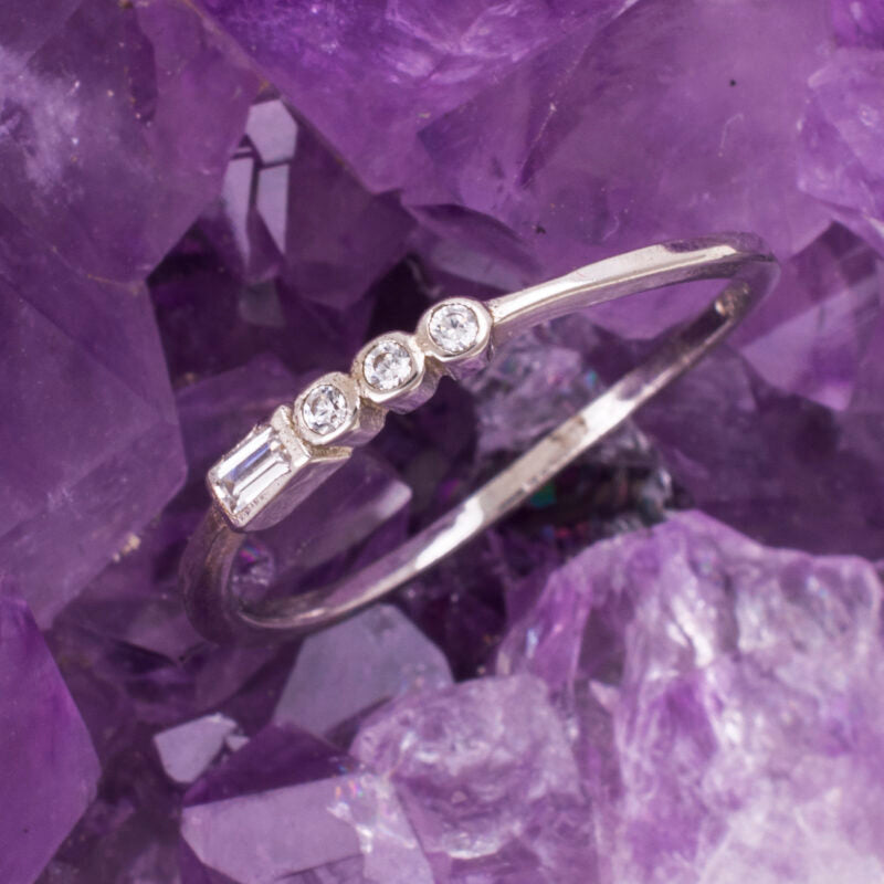 Anillo Plata 3 CIRCONITAS REF. 390