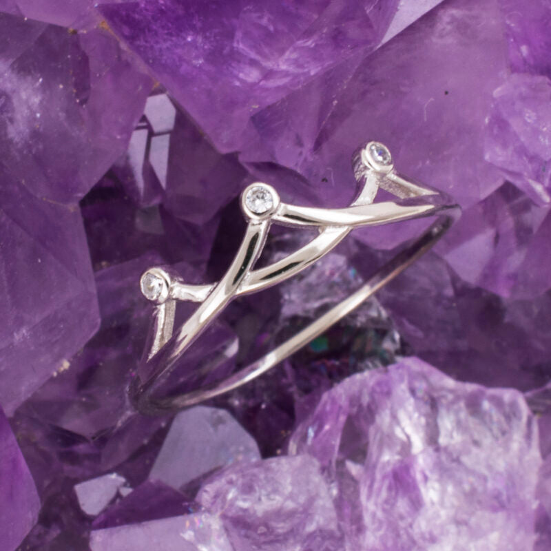 Anillo Plata CORONA CIRCONITA REF. 390