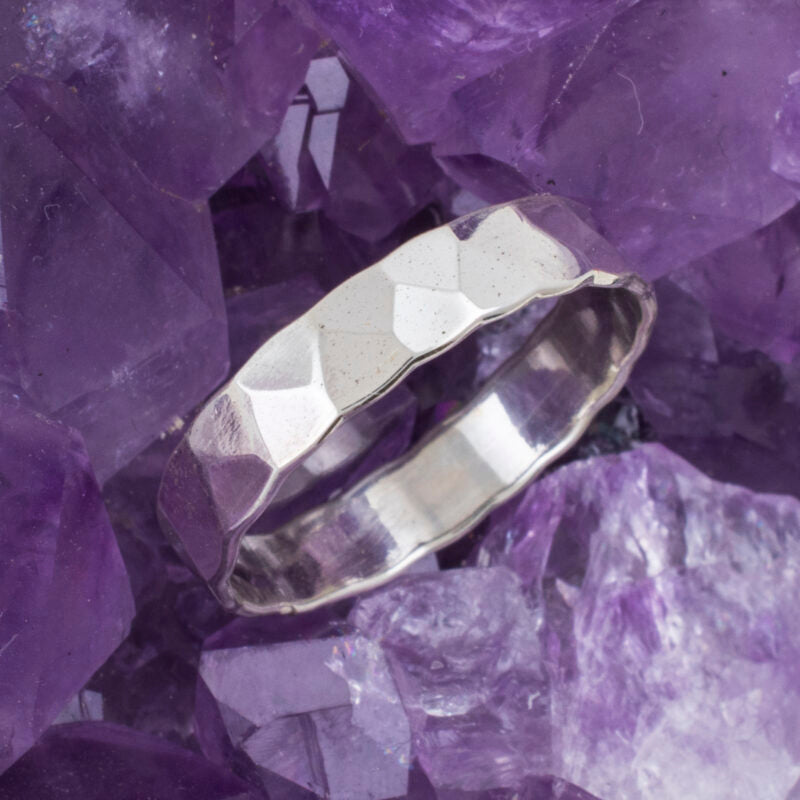Anillo Plata de Ley 925 ROMBOS REF. 490