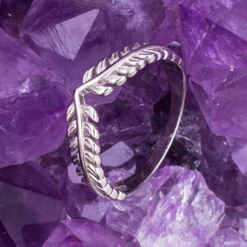 Anillo Plata de Ley 925 HOJAS LAUREL REF. 690