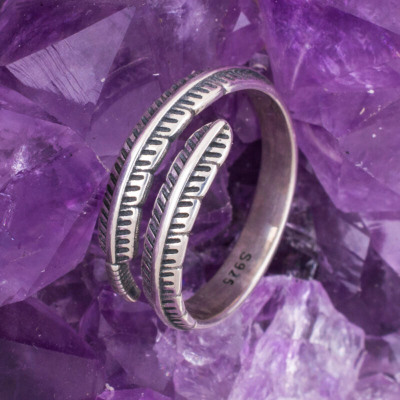 Anillo Plata de Ley 925 PLUMA FINA REF. 690
