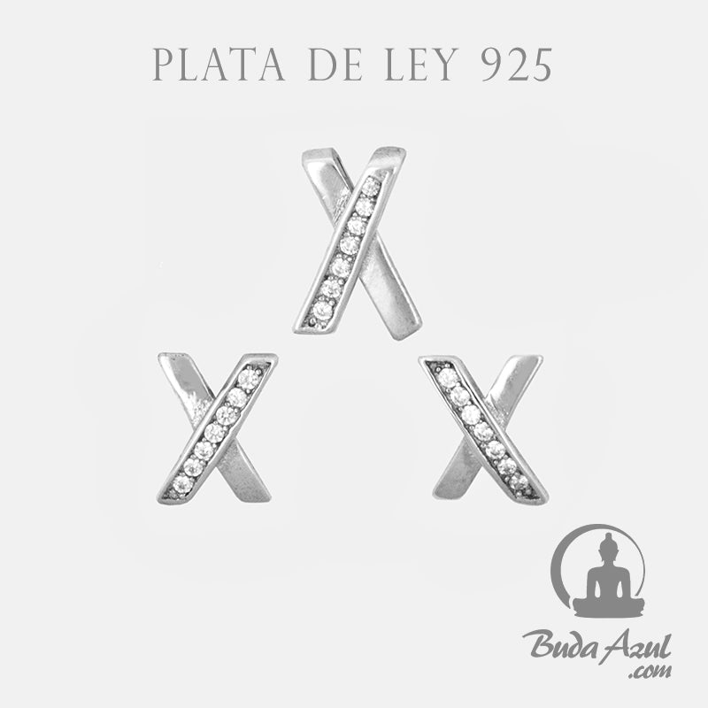 Pendientes+Colgante Plata X CIRCON 390